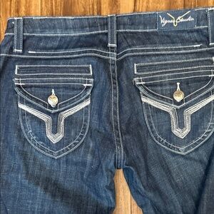 Vigoss Women's Dark Blue Boot Cut Jeans